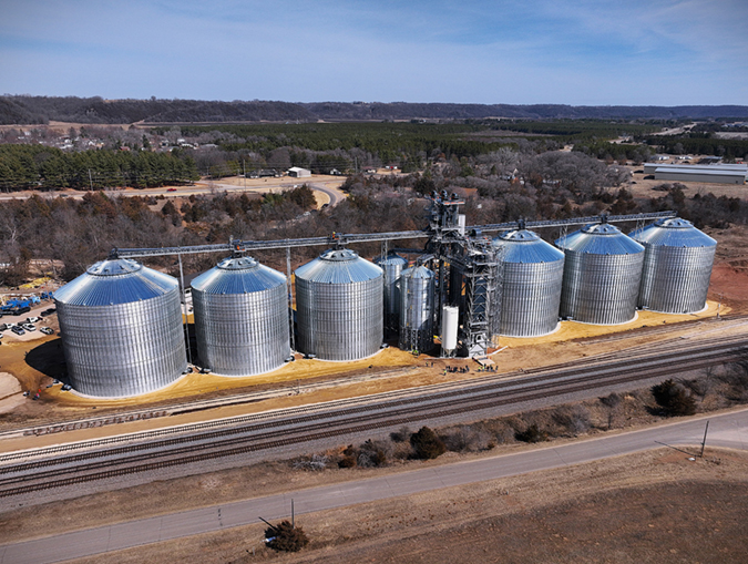 The Hager City grain terminal The Hager City grain terminal