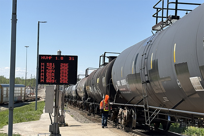 New lead track provides greater fluidity to the hump at Galesburg.